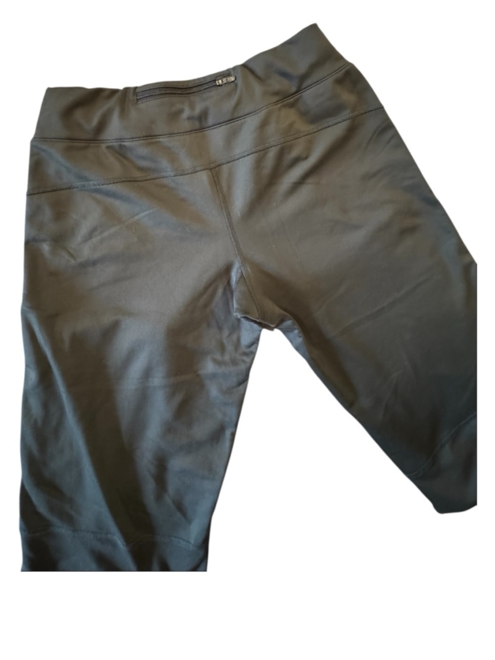 Nike Dri-FIT LIVESTRONG Running Leggings Black Zip Ankle Size S - Picture 2 of 5